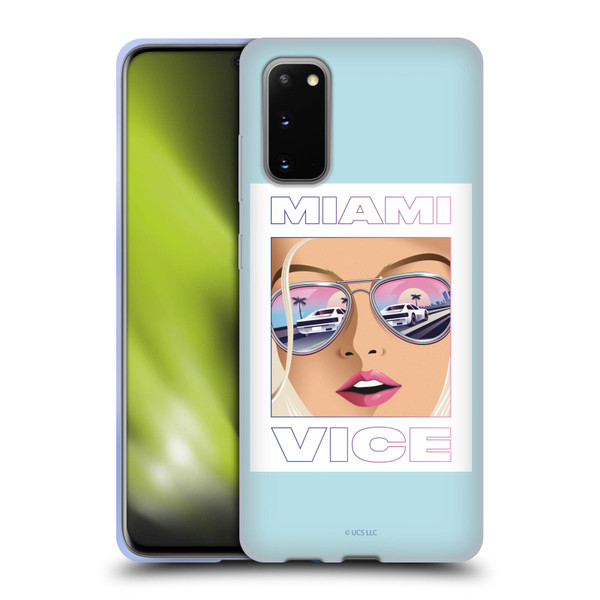 Miami Vice Graphics Reflection Soft Gel Case for Samsung Galaxy S20 / S20 5G