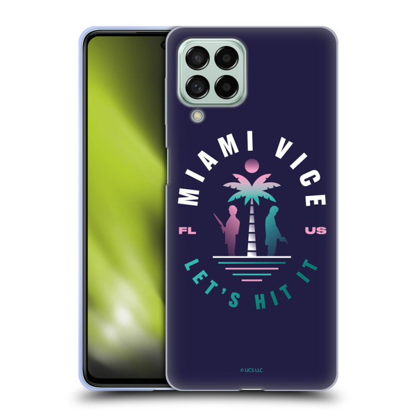 Miami Vice Graphics Let's Hit It Soft Gel Case for Samsung Galaxy M53 (2022)