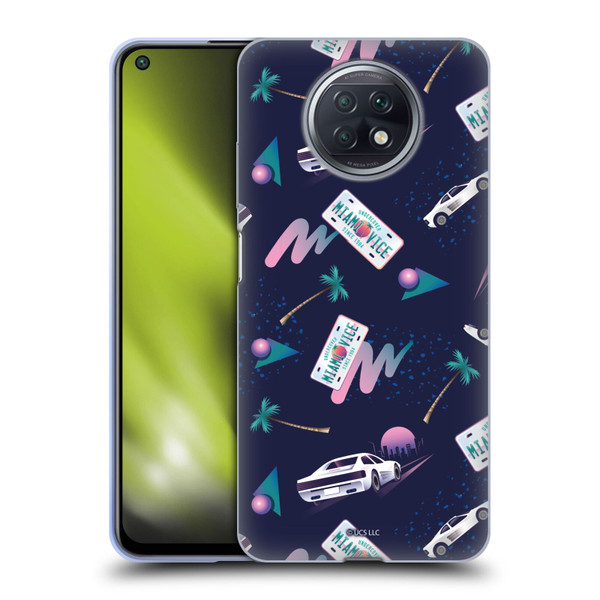 Miami Vice Graphics Pattern Soft Gel Case for Xiaomi Redmi Note 9T 5G