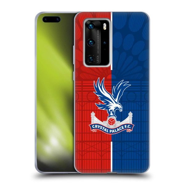 Crystal Palace FC 2023/24 Crest Kit Home Soft Gel Case for Huawei P40 Pro / P40 Pro Plus 5G