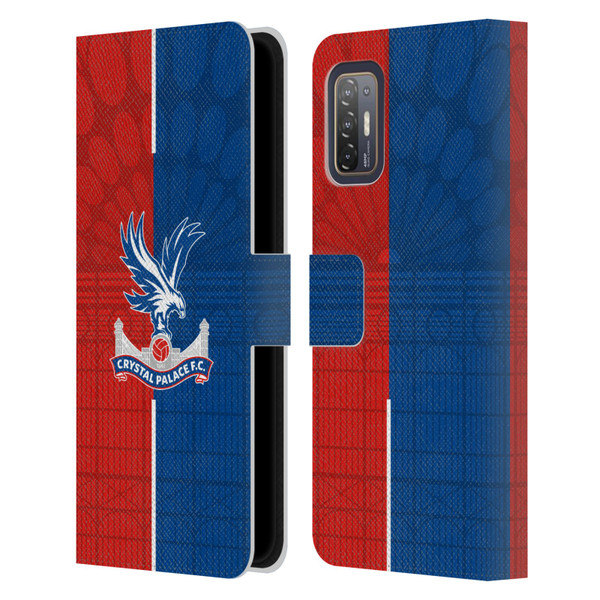 Crystal Palace FC 2023/24 Crest Kit Home Leather Book Wallet Case Cover For HTC Desire 21 Pro 5G
