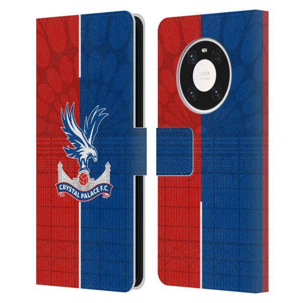 Crystal Palace FC 2023/24 Crest Kit Home Leather Book Wallet Case Cover For Huawei Mate 40 Pro 5G