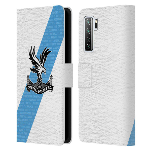 Crystal Palace FC 2023/24 Crest Kit Away Leather Book Wallet Case Cover For Huawei Nova 7 SE/P40 Lite 5G