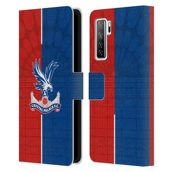 Crystal Palace FC 2023/24 Crest Kit Home Leather Book Wallet Case Cover For Huawei Nova 7 SE/P40 Lite 5G