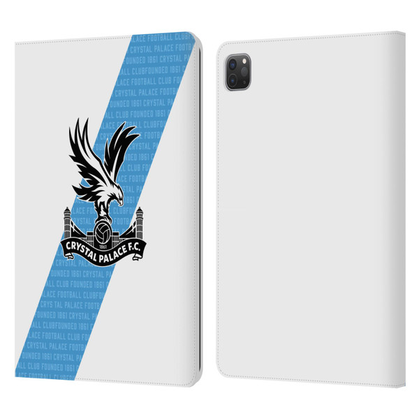 Crystal Palace FC 2023/24 Crest Kit Away Leather Book Wallet Case Cover For Apple iPad Pro 11 2020 / 2021 / 2022