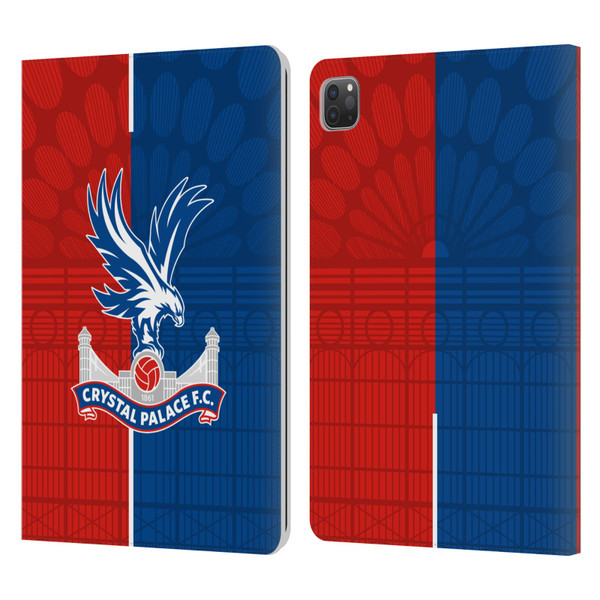 Crystal Palace FC 2023/24 Crest Kit Home Leather Book Wallet Case Cover For Apple iPad Pro 11 2020 / 2021 / 2022