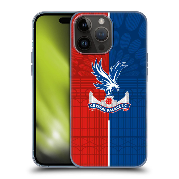 Crystal Palace FC 2023/24 Crest Kit Home Soft Gel Case for Apple iPhone 15 Pro Max