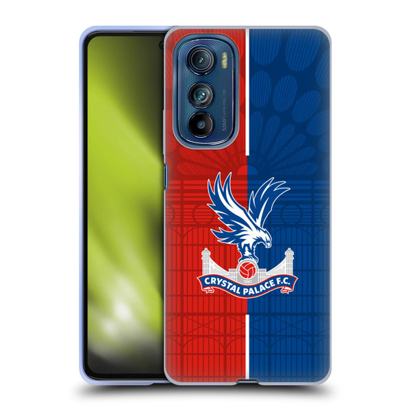 Crystal Palace FC 2023/24 Crest Kit Home Soft Gel Case for Motorola Edge 30