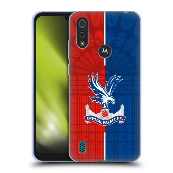 Crystal Palace FC 2023/24 Crest Kit Home Soft Gel Case for Motorola Moto E6s (2020)