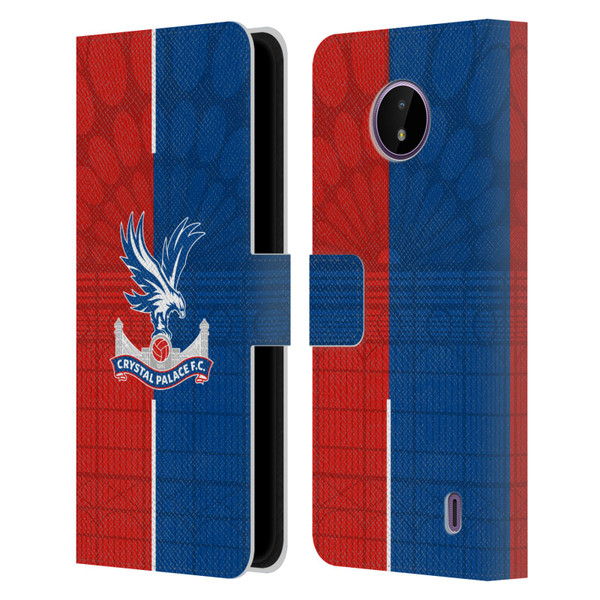 Crystal Palace FC 2023/24 Crest Kit Home Leather Book Wallet Case Cover For Nokia C10 / C20
