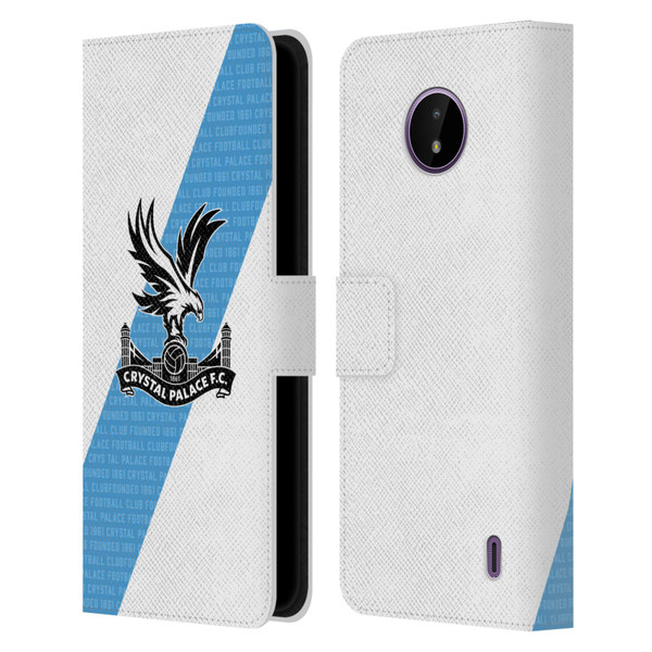 Crystal Palace FC 2023/24 Crest Kit Away Leather Book Wallet Case Cover For Nokia C10 / C20