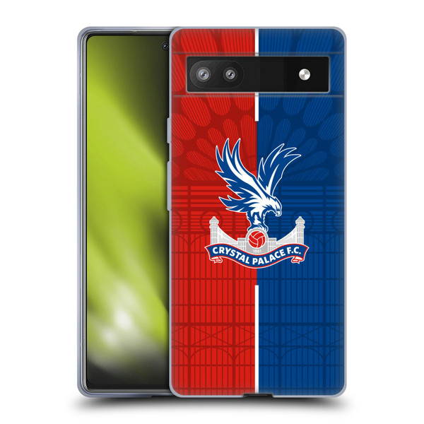 Crystal Palace FC 2023/24 Crest Kit Home Soft Gel Case for Google Pixel 6a