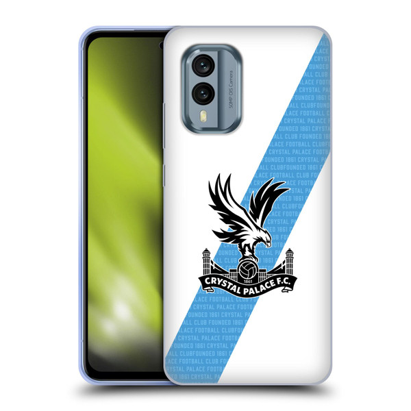 Crystal Palace FC 2023/24 Crest Kit Away Soft Gel Case for Nokia X30