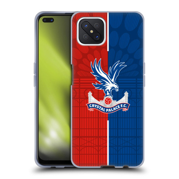 Crystal Palace FC 2023/24 Crest Kit Home Soft Gel Case for OPPO Reno4 Z 5G