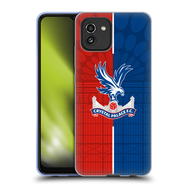Crystal Palace FC 2023/24 Crest Kit Home Soft Gel Case for Samsung Galaxy A03 (2021)
