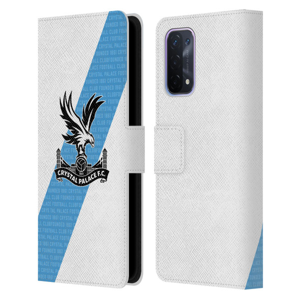 Crystal Palace FC 2023/24 Crest Kit Away Leather Book Wallet Case Cover For OPPO A54 5G