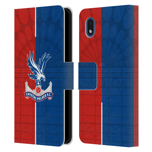 Crystal Palace FC 2023/24 Crest Kit Home Leather Book Wallet Case Cover For Samsung Galaxy A01 Core (2020)