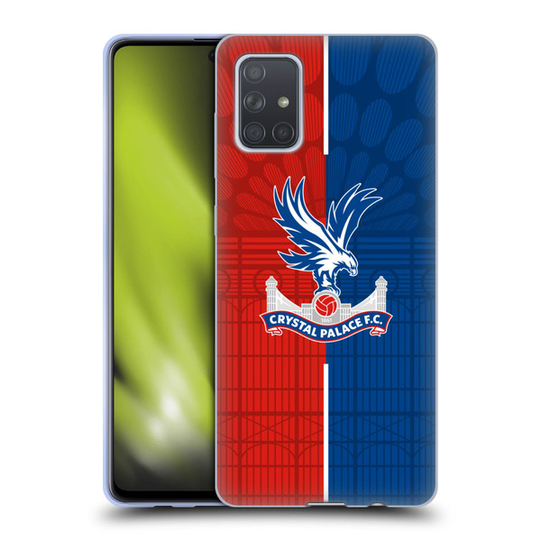 Crystal Palace FC 2023/24 Crest Kit Home Soft Gel Case for Samsung Galaxy A71 (2019)