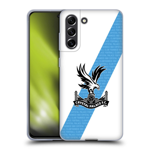 Crystal Palace FC 2023/24 Crest Kit Away Soft Gel Case for Samsung Galaxy S21 FE 5G