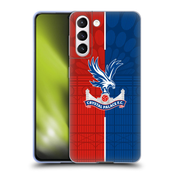 Crystal Palace FC 2023/24 Crest Kit Home Soft Gel Case for Samsung Galaxy S21 5G
