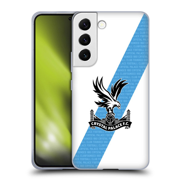 Crystal Palace FC 2023/24 Crest Kit Away Soft Gel Case for Samsung Galaxy S22 5G