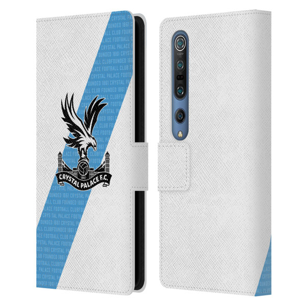 Crystal Palace FC 2023/24 Crest Kit Away Leather Book Wallet Case Cover For Xiaomi Mi 10 5G / Mi 10 Pro 5G