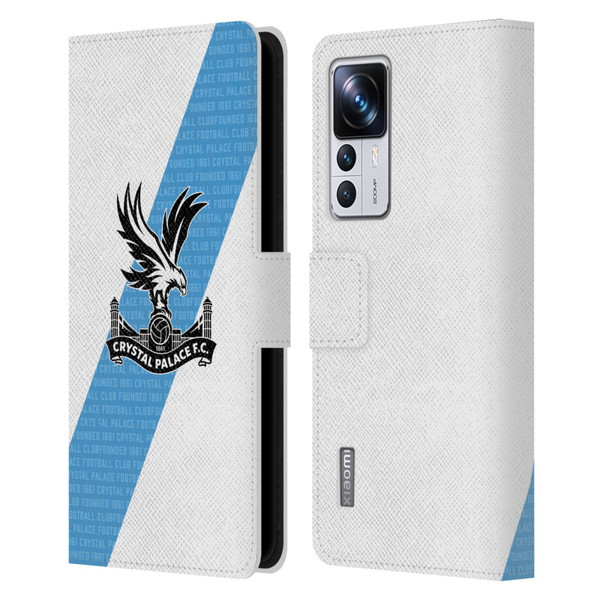 Crystal Palace FC 2023/24 Crest Kit Away Leather Book Wallet Case Cover For Xiaomi 12T Pro