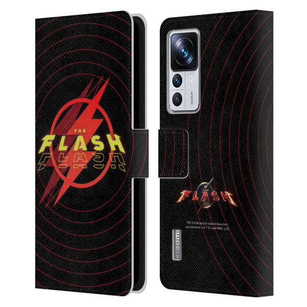 The Flash 2023 Graphics Logo Leather Book Wallet Case Cover For Xiaomi 12T Pro