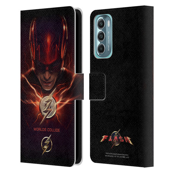 The Flash 2023 Poster Barry Allen Leather Book Wallet Case Cover For Motorola Moto G Stylus 5G (2022)