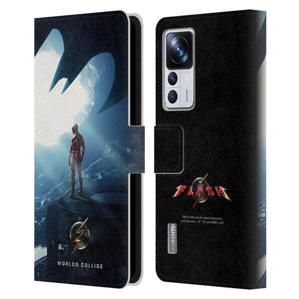 The Flash 2023 Poster Key Art Leather Book Wallet Case Cover For Xiaomi 12T Pro