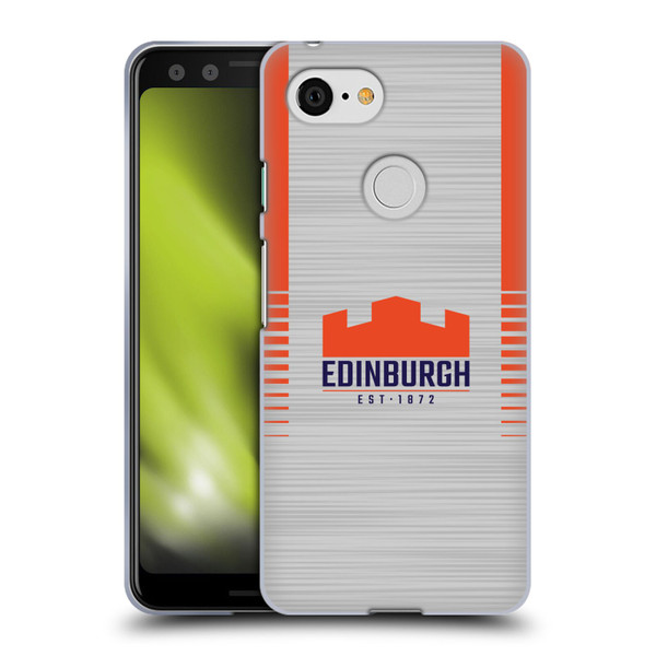 Edinburgh Rugby 2023/24 Crest Kit Away Soft Gel Case for Google Pixel 3