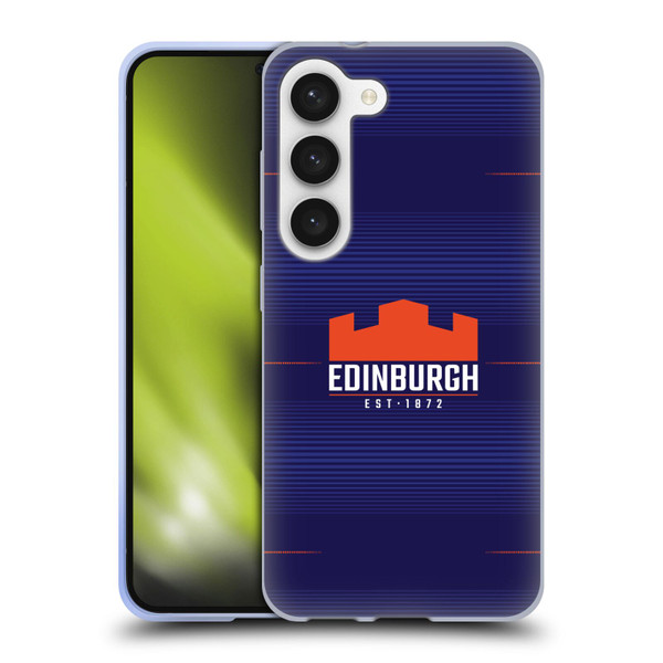 Edinburgh Rugby 2023/24 Crest Kit Home Soft Gel Case for Samsung Galaxy S23 5G