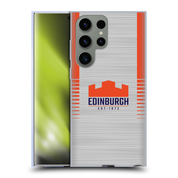Edinburgh Rugby 2023/24 Crest Kit Away Soft Gel Case for Samsung Galaxy S23 Ultra 5G