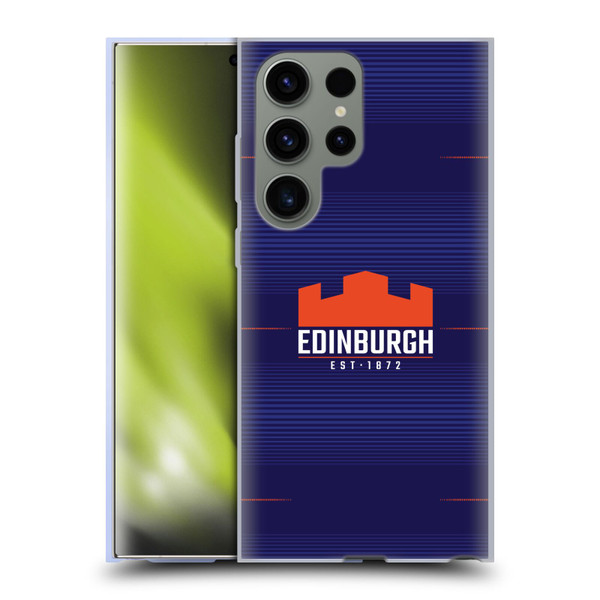 Edinburgh Rugby 2023/24 Crest Kit Home Soft Gel Case for Samsung Galaxy S23 Ultra 5G
