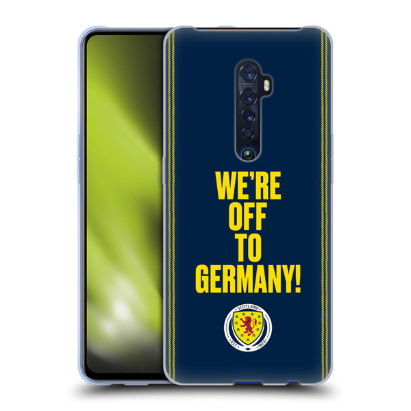 Scotland National Football Team Graphics We're Off To Germany Soft Gel Case for OPPO Reno 2