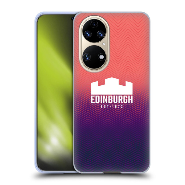 Edinburgh Rugby Graphic Art Training Soft Gel Case for Huawei P50