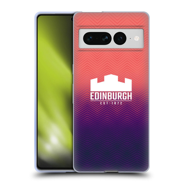 Edinburgh Rugby Graphic Art Training Soft Gel Case for Google Pixel 7 Pro