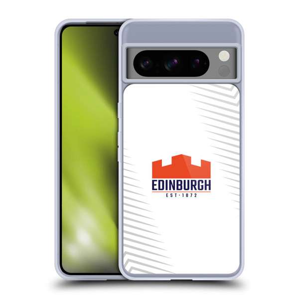 Edinburgh Rugby Graphic Art White Logo Soft Gel Case for Google Pixel 8 Pro