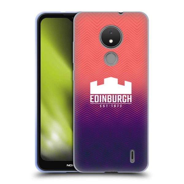 Edinburgh Rugby Graphic Art Training Soft Gel Case for Nokia C21