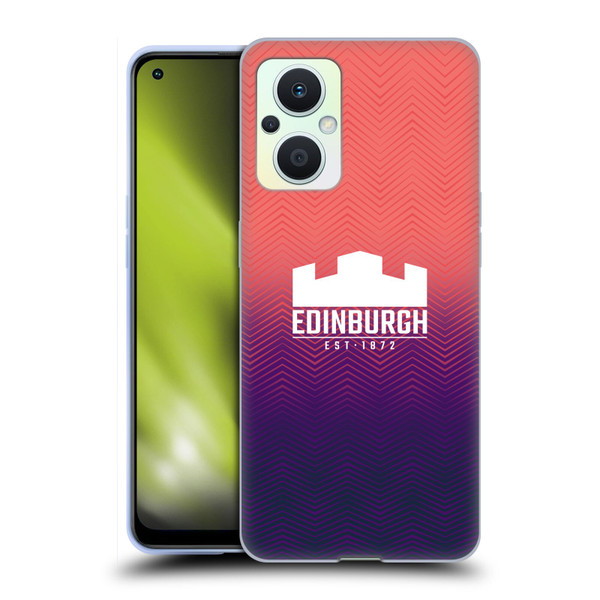 Edinburgh Rugby Graphic Art Training Soft Gel Case for OPPO Reno8 Lite