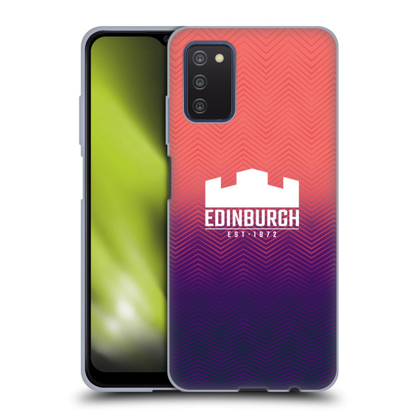 Edinburgh Rugby Graphic Art Training Soft Gel Case for Samsung Galaxy A03s (2021)