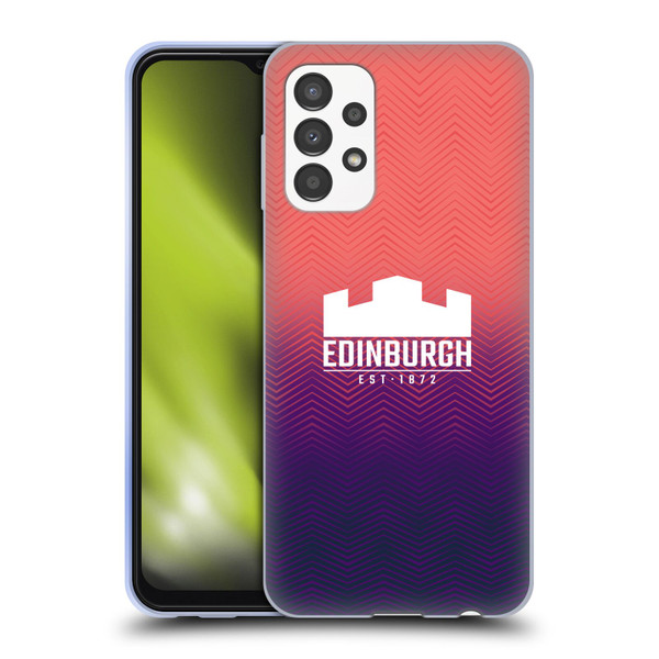 Edinburgh Rugby Graphic Art Training Soft Gel Case for Samsung Galaxy A13 (2022)