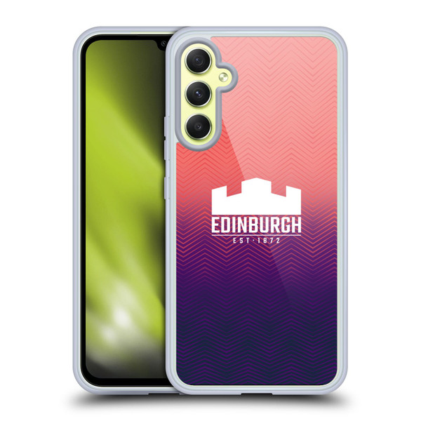 Edinburgh Rugby Graphic Art Training Soft Gel Case for Samsung Galaxy A34 5G