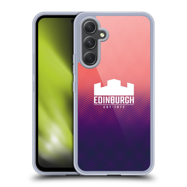 Edinburgh Rugby Graphic Art Training Soft Gel Case for Samsung Galaxy A54 5G
