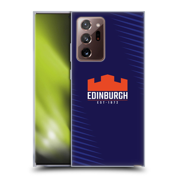Edinburgh Rugby Graphic Art Blue Logo Soft Gel Case for Samsung Galaxy Note20 Ultra / 5G