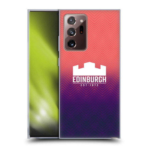 Edinburgh Rugby Graphic Art Training Soft Gel Case for Samsung Galaxy Note20 Ultra / 5G