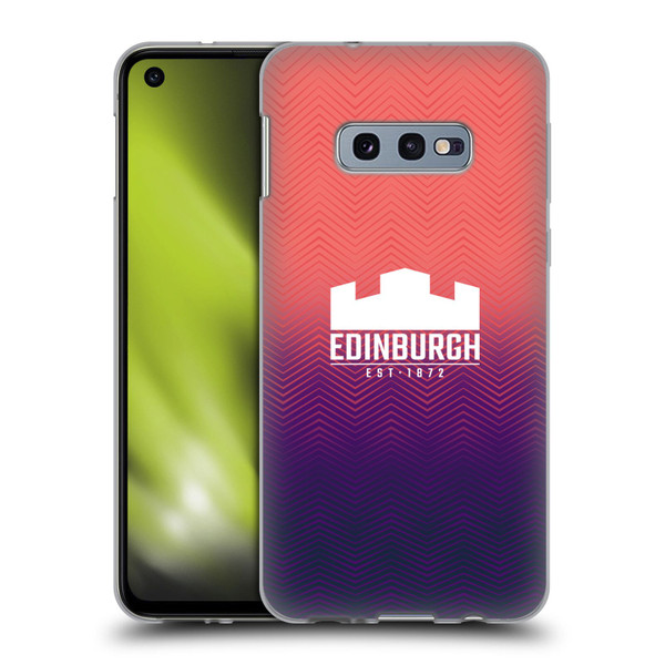 Edinburgh Rugby Graphic Art Training Soft Gel Case for Samsung Galaxy S10e