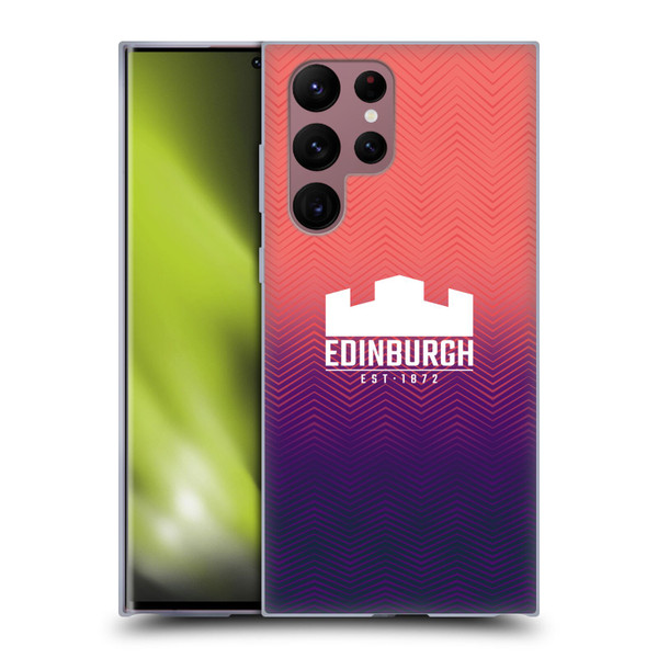 Edinburgh Rugby Graphic Art Training Soft Gel Case for Samsung Galaxy S22 Ultra 5G
