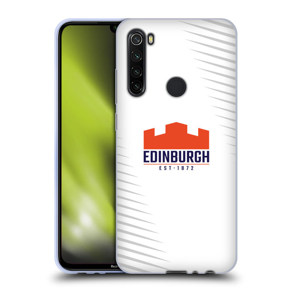 Edinburgh Rugby Graphic Art White Logo Soft Gel Case for Xiaomi Redmi Note 8T