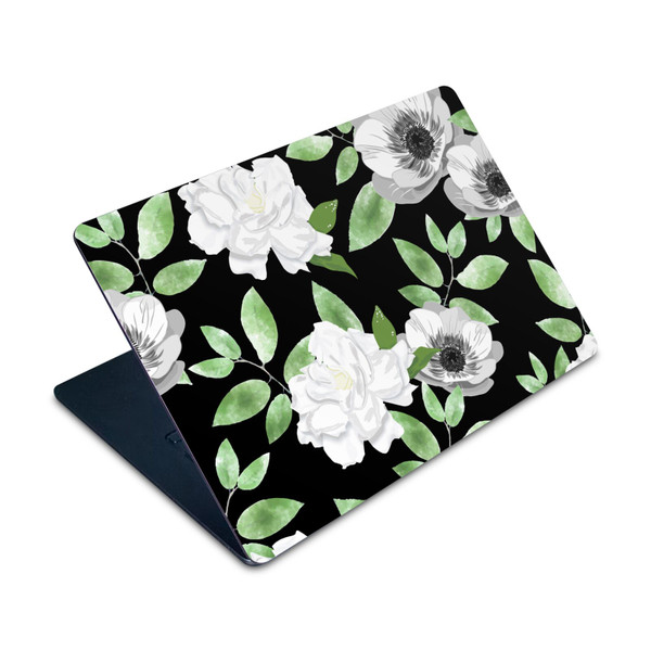 Anis Illustration Flower Pattern 3 Gardenia Pattern Vinyl Sticker Skin Decal Cover for Apple MacBook Air 15" M2 2023 